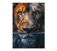 38x26cm/1000pcs Puzzles pour Adultes Lion Diving in Water Jeux De Puzzle Relaxants Analyse Et Logique Cadeaux Uniques pour Un Anniversaire Et Noël 38x26cm/1000pcs