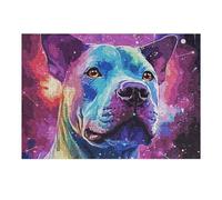 38x26cm/1000pcs Puzzles pour Adultes Paint Expression Dog Puzzles pour Adolescents Jeux Relaxants Décoration Murale Cadeaux Uniques pour Anniversaire Et Noël 38x26cm/1000pcs