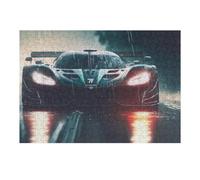 38x26cm/1000pcs Puzzles pour Adultes Rainy Night Racing Car Puzzles pour Adultes, Jouet, Décoration Murale, Interaction Parent-Enfant 38x26cm/1000pcs