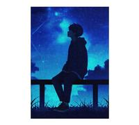 38x26cm/1000pcs Puzzles pour Adultes Sad Boy Puzzle pour Adultes, Jouet, Décoration Murale, Analyse Et Logique, Activités Ludiques À La Maison 38x26cm/1000pcs