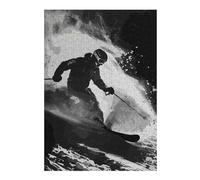 38x26cm/1000pcs Puzzles pour Adultes Ski Puzzle pour Adultes - Jeu De Réflexion - Défi Difficile Et Stimulant 38x26cm/1000pcs