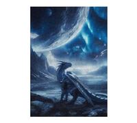 38x26cm/1000pcs Puzzles pour Adultes Space Dragon and Planets Puzzles pour Adultes À Monter Soi-même - Jouets De Précision - Cadeaux Uniques pour Un Anniversaire Ou Noël 38x26cm/1000pcs