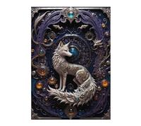 38x26cm/1000pcs Puzzles pour Adultes Steampunk Fox Art Deco Jeux De Puzzle Relaxants Analyse Et Logique Cadeaux Uniques pour Un Anniversaire Et Noël 38x26cm/1000pcs