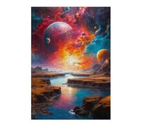 38x26cm/1000pcs Puzzles pour Adultes Strange Clouds Puzzles pour Adultes À Monter Soi-même - Jouets De Précision - Cadeaux Uniques pour Un Anniversaire Ou Noël 38x26cm/1000pcs