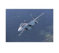 38x26cm/1000pcs Puzzles pour Adultes Sukhoi Su30 Jet War Puzzles pour Adolescents Jeux Relaxants Décoration Murale Cadeaux Uniques pour Anniversaire Et Noël 38x26cm/1000pcs