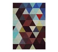 38x26cm/1000pcs Puzzles pour Adultes Triangular Pattern IX Casse-tête pour Adultes, Jeu De Réflexion, Cadeaux pour Femmes, Interaction Parent-Enfant 38x26cm/1000pcs