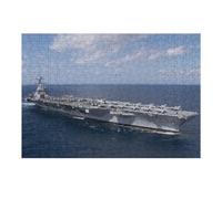 38x26cm/1000pcs Puzzles pour Adultes USS Abraham Lincoln Puzzle pour Adultes Jeux Relaxants Analyse Et Logique Défi À Compléter 38x26cm/1000pcs