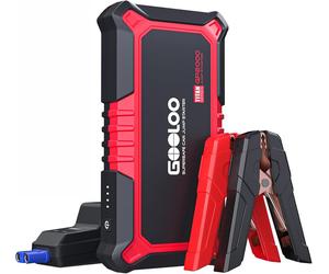 【39 après promotion】(GOOLOO10) Démarreur de voiture GOOLOO GP2000 et batterie externe, 2000A, boosteur 12V extrêmement sûr, portable, pour moteurs à essence de 8,0L et à diesel de 6,0L