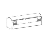 390 - capot de protection d'operateur portail battant 390, magnum kit - FAAC 727292