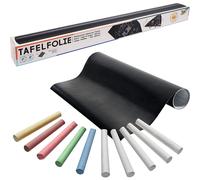 [390090] folia Rouleau Film tableau Noir Adhésif en PVC 450 mm x 2 m 135 Mic ...