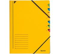 [39070015] LEITZ Classeur trieur, format A4, 7 compartiments, jaune