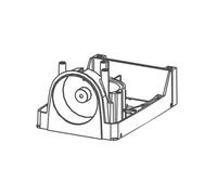391 - corps d'operateur (bas de moteur 391). piece detachee. - FAAC 115006