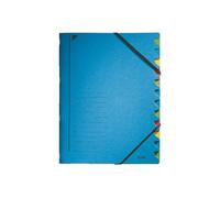 [39120335] LEITZ Classeur trieur, format A4, 12 compartiments Bleu