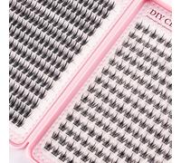 392 pièces /28 rangées Manga Lash Clusters Manga Cils en grappe Anime Cluster Extensions de cils en grappe Cils naturels Fairy Lash Clusters Cils individuels Manga pour débutants, 640/448/576/570/544/