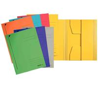 [39240055-3] LEITZ Lot de 3 chemise-trieur, format A4, carton robuste coloré 320
