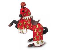 39257 cheval du prince philippe rouge