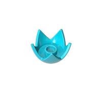 39262 Couvre-Chef Couronne à 5 Pointes 50 Pièces GDS-2200 Compatible avec Lego Jouets en Vrac Classiques MOC Couleur Azzurro Medio
