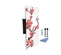 393984700 Armoire à clés avec façade en verre magnétique 80 x 30 cm