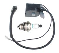 394-143-030 Bobine d'allumage avec bougie d'allumage pour Makita DPC7340 DPC7341 DPC8131 DPC8132 Dolmar PC-6430 PC-6435 PC-7312 PC-7312D PC-7312CD PC-7312S PC-7314 PC-7314 PC-7314 PC-7312D PC 314D