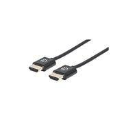 394352 ultradünnes câble hdmi haute vitesse avec canal ethernet 1 m noir
