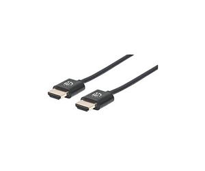 394352 ultradünnes câble hdmi haute vitesse avec canal ethernet 1 m noir