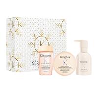 395ml Kérastase Gloss Absolu Cream Trio XMas Set (Shampoo 80ml + Mask 75ml + Cream 240ml)