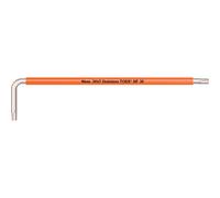 3967 SXL HF Clés mâles coudées TORX® Multicolour avec fonction de retenue, version longue, acier inoxydable, TX 30 x 195 mm