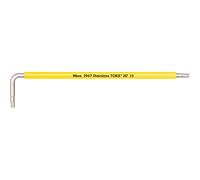 3967 SXL HF Clés mâles coudées TORX® Multicolour avec fonction de retenue, version longue, acier inoxydable, TX 15 x 123 mm