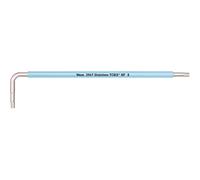 3967 SXL HF Clés mâles coudées TORX® Multicolour avec fonction de retenue, version longue, acier inoxydable, TX 8 x 90 mm