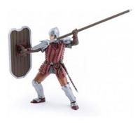 Papo Figurine Chevalier au javelot 39756 - Réaliste - 3 ans+ - Rouge