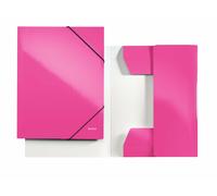 [39820023-3] LEITZ Lot de 3 Chemises 3 rabats à élastique WOW Cartonnée pour ...