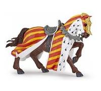 Papo Figurine Cheval de Tournoi Réaliste – Jouet enfant 3+ Collection Fantastique & Médiéval