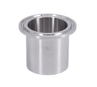 3A 28.6/40mm hauteur 19/25/32/38/45/51/63/76/89/102/108mm tuyau OD soudure bout à bout 1.5 "-4" Tri pince virole SUS304(40mm Height,32mm OD K50.5mm)
