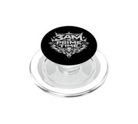 3AM is Prime Time Rave Techno Hardcore Électro Nocturne PopSockets PopGrip pour MagSafe