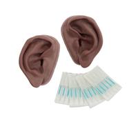 3B Scientific 10 paires d' oreilles pour acupuncture, kit pour 10 étudiants, peau foncée