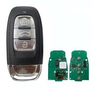 3B Télécommande pour Audi A4l A3 A4 A5 A6 A8 Q5 Q7 A6 A8 433Mhz 8T0959754 C | FCCID:8T0 959 754 C,PCF7945 Chip,Lame Hu66, pour Quattro,Remplacement De La e Voiture Intelligente