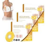 3Box Royal Jelly Patch d'amélioration de la poitrine - Patchs naturels pour la croissance de la poitrine - Respirant, sans trace et anti-affaissement - Patch raffermissant pour femme
