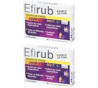 3C PHARMA Efirub® Double Action Coups de Froid Emballage(S) Combi 2x10+5 pc(s)