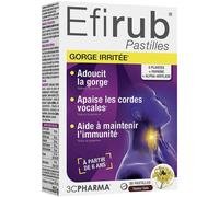 3C Pharma Efirub Gorge Irritée Goût Cola 30 Pastilles