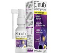 3C Pharma Efirub Spray Gorge Dès 4 Ans 20ml