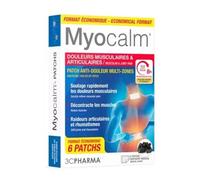 3C Pharma Myocalm Douleurs Musculaires & Articulaires 6 Patchs