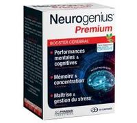 3C Pharma Neurogenius Premium 60 Comprimés - Boîte 60 comprimés