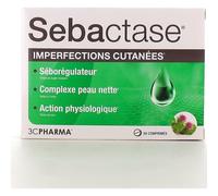3C Pharma Sebactase Imperfections Cutanées 30 comprimés