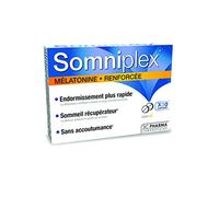 3C Pharma Somniplex Mélatonine Renforcée - Lot de 2 Boites de 30 Comprimés
