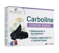3 Chênes Carboline Confort Digestif 30 Gélules