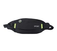 3Colors Hommes Femmes extérieur Sport coulant Cyclisme Gymnase de Gymnase de Ceinture en Nylon Pack pour Courir et Faire du vélo (Schwarz)