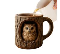 3d 11 oz - 3,54 pouces Toile d'arbre à trou d'animal de café pour hommes et femmes, de boisson réutilisable pour le week-end de routine du matin