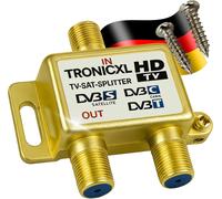 3D 4K Répartiteur 2 Voies BK Câble Repartiteur d'antenne TV Antenne Satellite pour TNT télévision par câble Sat dvbs dvbs2 DVBT dvbc numérique Full HD TV Distributeur Opensys separateur