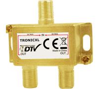 3d 4K Répartiteur 2 voies BK Câble Repartiteur d'antenne TV Antenne Satellite pour TNT télévision par câble SAT dvbs dvbs2 DVBT dvbc numérique Full HD TV distributeur Opensys separateur(Q578)