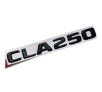3D ABS Brillant Noir Lettres De Voiture Insigne De Coffre Arrière CLA250 4MATIC Emblème Logo Autocollant Compatible for Mercedes CLA 250 C118 W117 Accessoires (Color : CLA250)
